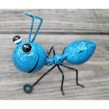 china metal ant wall decor colorful