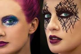 dramatic makeup for halloween from