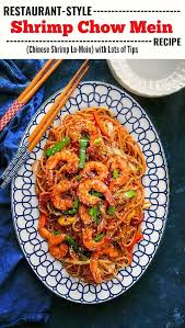 Heat oil in a wok. Restaurant Style Shrimp Chow Mein Recipe 7 Easy Ingredients Swap