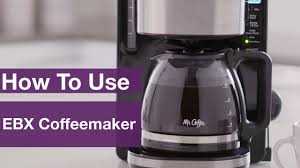 The using process is so easy. How To Use Mr Coffee 12 Cup Stainless Programmable Coffeemaker Ebx Youtube