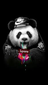 supreme bear nike hd phone wallpaper