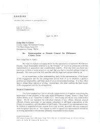 This letter will confirm the terms of your engagement of this firm and will describe the basis on if your agency is in agreement, please have the enclosed copy of this letter signed on behalf of the. Https Agenda Wilco Org Mindocs 2014 Com 20140422 1080 1026 Gardere 20engagement 20letter Pdf