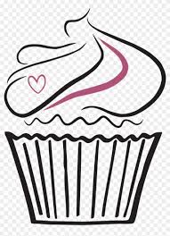 Elements on three separate layers. Cupcake Cupcake Clipart Black And White Free Transparent Png Clipart Images Download