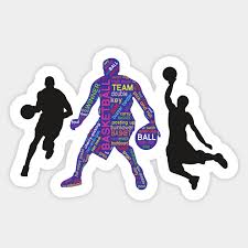 Basketball Team Player Typography