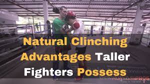 taller fighters have in the clinch