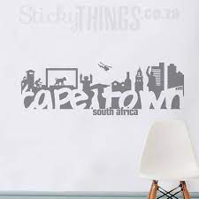 Wall Decal Cape Town Cape Town Wall