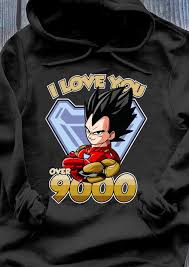 These balls, when combined, can grant the owner any one wish he desires. Dragon Ball Vegeta I Love You Over 9000 Shirt Hoodie Sweater And Long Sleeve