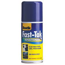 bostik fast tak spray 150ml homebase