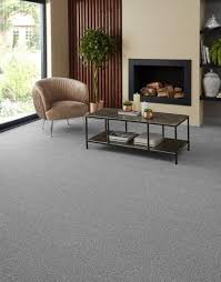 mid grey feltback saxony carpet