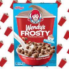 wendy s frosty chocolatey cereal is