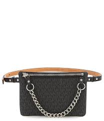 Michael Michael Kors Pull Chain Signature Belt Bag