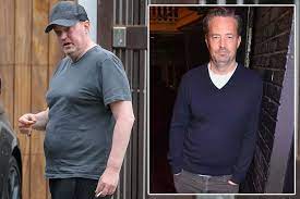 Are matthew perry and fiance molly hurwitz calling their wedding off? Matthew Perry Looks Unrecognisable From Friends Heyday As He Breaks Lockdown Cover Irish Mirror Online