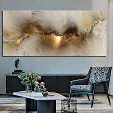 cloud abstract canvas painting wall