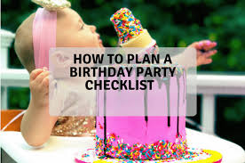 Planning A Birthday Party