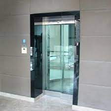 Opening Elevator Glass Door Telescopic