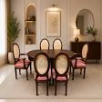 Luxury Solid Wood Cane Dining Set product image