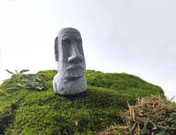 Miniature Moai Statue Concrete Moai