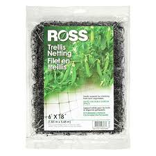 ross trellis netting support for climbing fruits vegetables and flowers black garden netting 18 feet x 6 feet