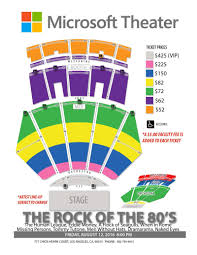 Microsoft Theater Concert Seating Chart Bedowntowndaytona Com