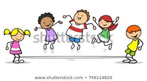 Royalty Free Stock Illustration Of Cartoon Children Playing Chinese