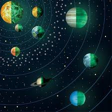 solar system planets diy wall