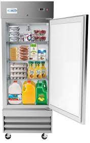Koolmore 29 In 19 Cu Ft Commercial Single Door Reach In Refrigerator In Stainless Steel Silver