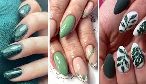 24 stylish green nail designs to try in