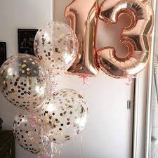 No celebration is too big or too small. Gradient 13 Birthday Decorations For Girls Rainbow Number 13 Balloon Set 40 Inch Large 13th Birthday Balloons Pink And Turquoise Latex Balloons 13 Balloon Numbers For 13 Year Old Girl Bday Balloons Toys Games