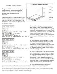 Solved 90 Degree Shower Endosure Shower