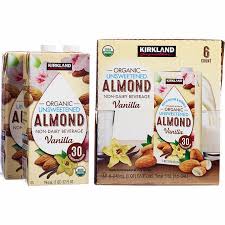 kirkland organic almond milk 6ct