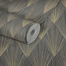 non woven wallpaper metallic pattern