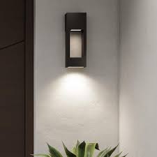 Black Led Outdoor Wall Lantern Sconce