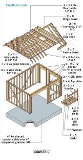 12 16 Gable Shed Building Plans With Loft