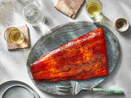 pellet grilled smoked salmon with