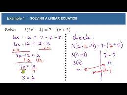 College Algebra 1 1 Linear Equations