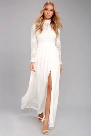 High neck white dress lace. Stunning Lace Dress White Lace Dress Lace Maxi Dress Lulus