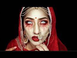 dead indian bride makeup tutorial