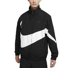 Áo Nike Big Swoosh Jacket in black DV1363-010 - Sneaker Daily