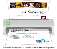 gift certificate print your own