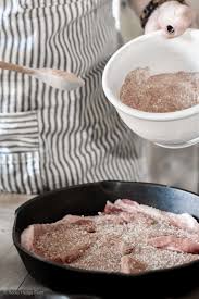 Check the temperature of the pork at 5 minutes, being careful to not overcook the pork. Cast Iron Skillet Pork Chops Recipe Rocky Hedge Farm
