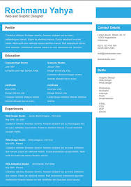 Resume Template     Page Format Free Basic Eduers With          Trendy Theme