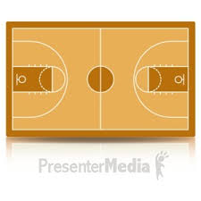 Basketball Court A Powerpoint Template From Presentermedia Com