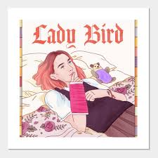 Overall it is made from great material and the colors are vibrant. Lady Bird V 2 Illustration Celebrity Affiche Et Impression D Art Teepublic Fr