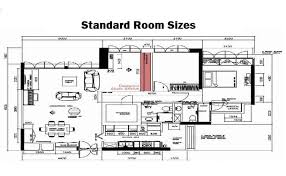 standard room sizes bedroom sizes