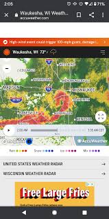 The tornado warnings started in wausau and eventually were issued for waukesha, jefferson and milwaukee counties around 1 a.m. 107lrgg562b31m
