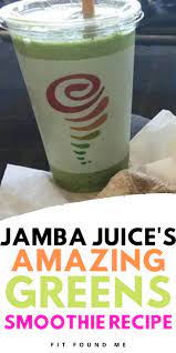 jamba juice s apple greens smoothie