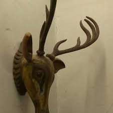 Teak Wooden Deer Head For In India
