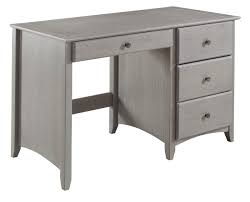 Furinno writing desk with drawer is designed for space saving and modern stylish look. Camaflexi Shaker Style Writing Desk 4 Drawers Weathered Grey Finish