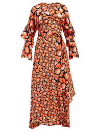 Isla Berry Print Silk Wrap Dress Diane Von Furstenberg