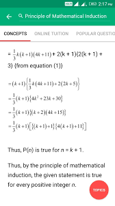 Principle Of Mathematical Induction